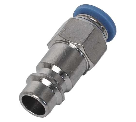 Изображение товара Быстроразъемное соединение (брс) европа "папа" с цангой под трубку 4 мм (pc4-p-е) NBPT 58220