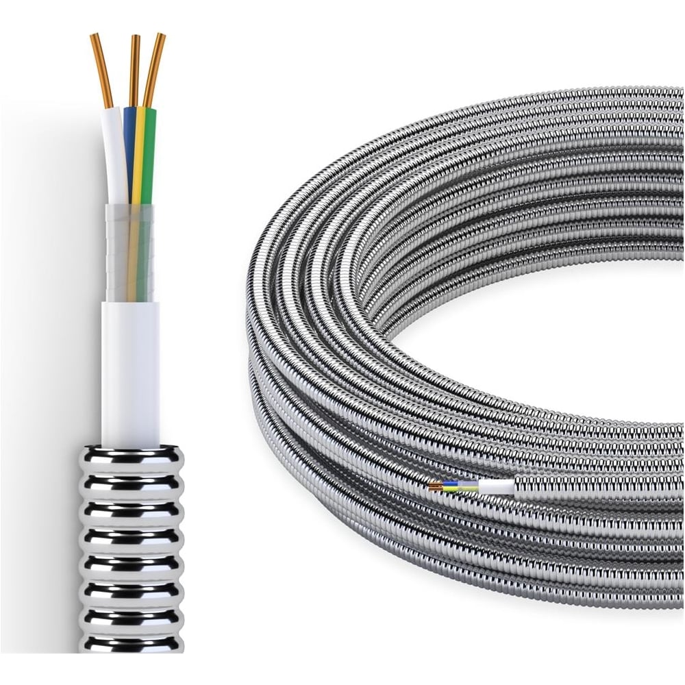 Герметичная кабельная сборка gks 3x2.5/15а, 50 метров OneKeyElectro 2264952