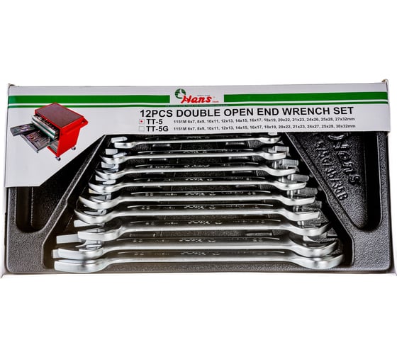 Изображение товара Рожковые ключи Hans 12 шт. TT-5