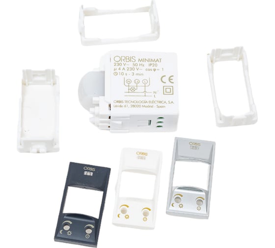 Изображение товара Встраиваемый датчик движения для установки в короб 120град, IP20 Orbis MINIMAT OB135312