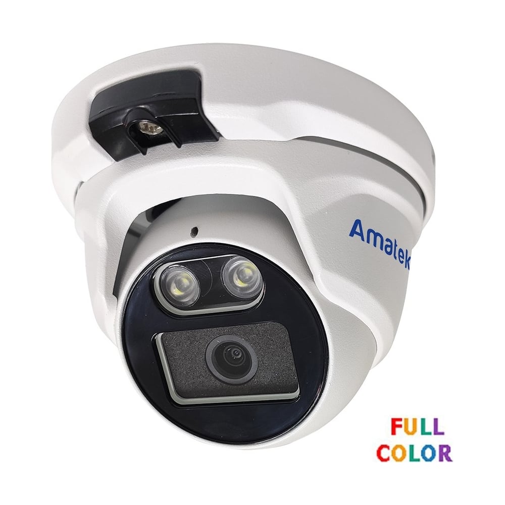 Видеокамера Amatek uniview видеокамера ip цилиндрическая 1 3 4 мп кмоп 30 к с ик подсветка до 30м 0 01 лк f2 0 объектив 4 0 мм dwdr 2d 3d dnr ultra 265