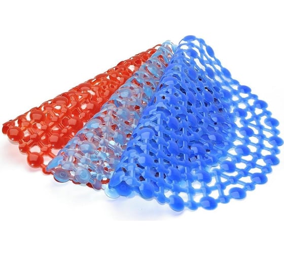 Изображение товара Коврик для раковины Мультидом Ажурный круглый диаметр 29 см 5 цветов МГ76-57