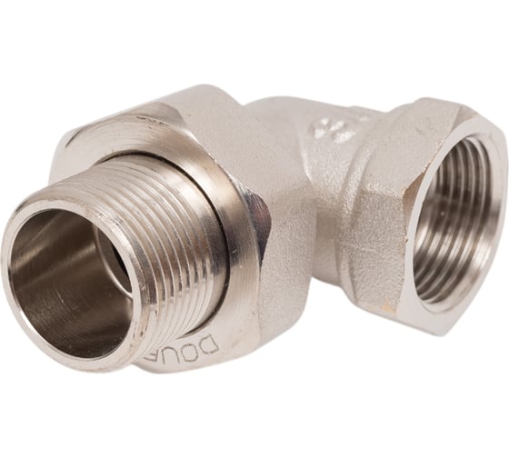 Изображение товара Сгон (американка) DOUBLE-LIN латунный никелированный угловой н/в 3/4" LL6049 (3/4")