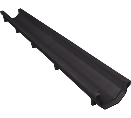 Изображение товара Канал водоотведения Neoкомпозит ППК DN100 A15; В125; С250 1000x140x70, черный КВ-70 DN100 АВС Ч