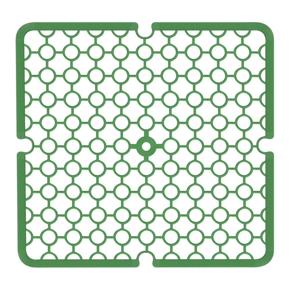 Изображение товара Коврик в раковину Мультидом 29х29 см многоцветный, прочный и мягкий ПВХ