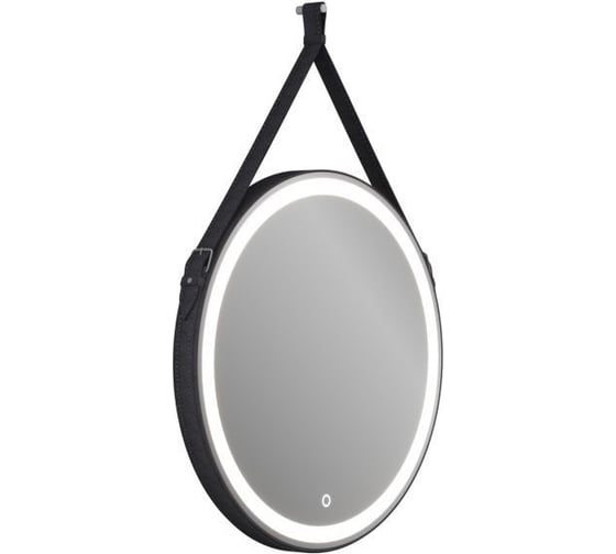 Изображение товара Зеркало Teymi Tiko D50 с LED, сенсор, черный кожаный ремень T20902S ЦБ-00263948