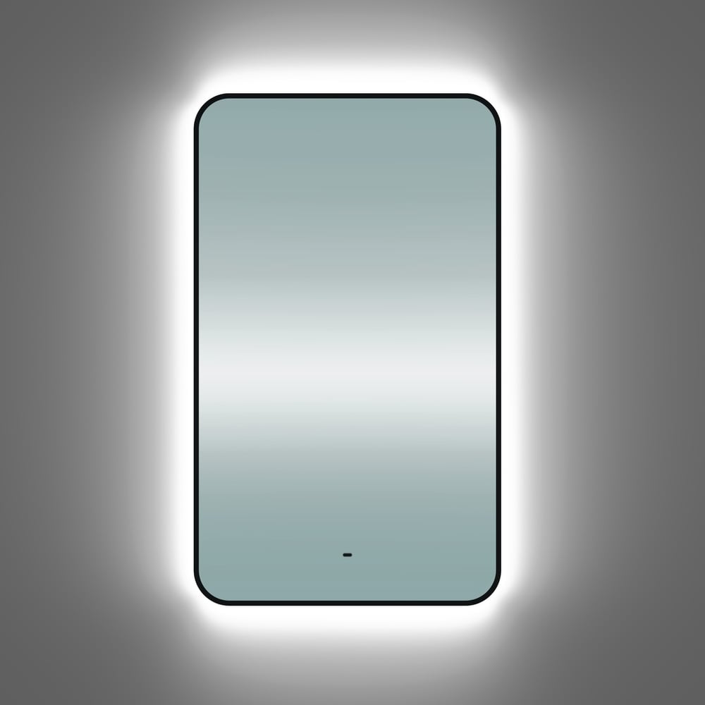 Зеркало Teymi зеркало для ванной uperwood modul 80х80 см бесконтактный сенсор черное хол подсветка