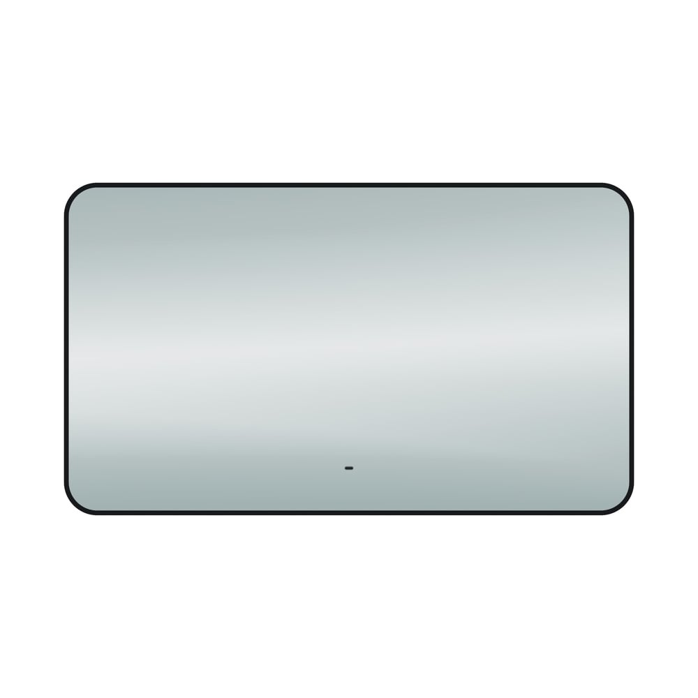 Изображение товара Зеркало Teymi Solli Black Soft Line 120x70 с LED подсветкой сенсор на взмах