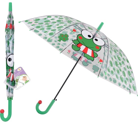 Изображение товара Зонт Мультидом детский Лягушонок полуавтомат FX24-45