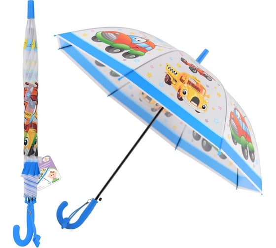 Изображение товара Зонт Мультидом детский Любимые машинки полуавтомат FX24-47