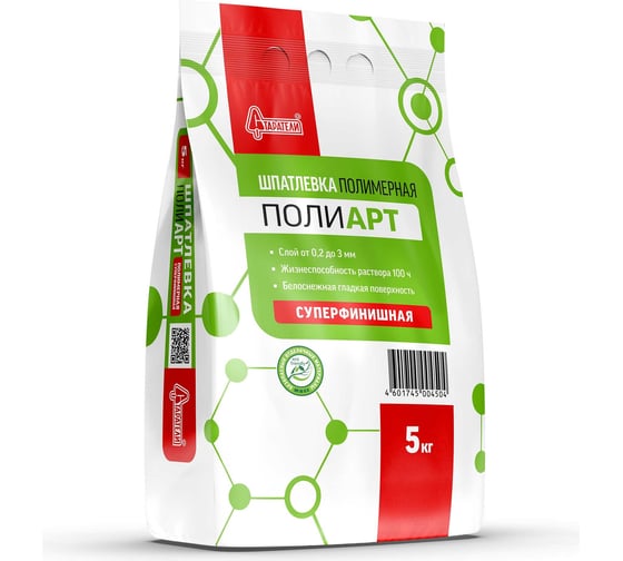 Изображение товара Шпатлевка полимерная Старатели «полиарт» 5 кг 3277/5399