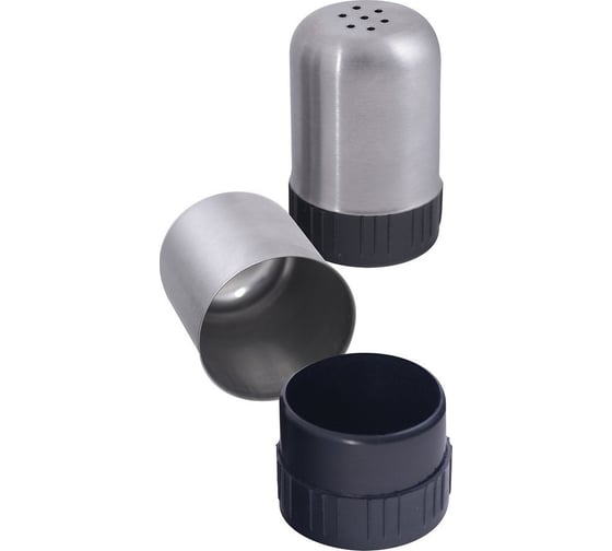 Изображение товара Набор для специй Мультидом Спайси 2 предмета солонка и перечница диаметр 3.6 см, высота 5.5 см DA80-430