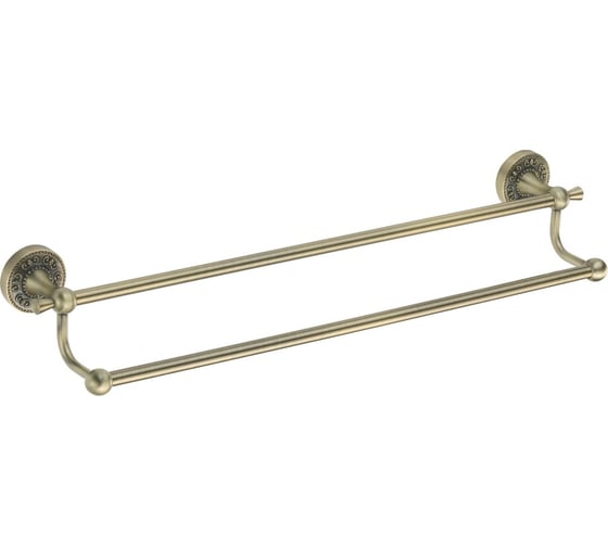 Изображение товара Полотенцедержатель Rose трубчатый, двойной RG1027Q