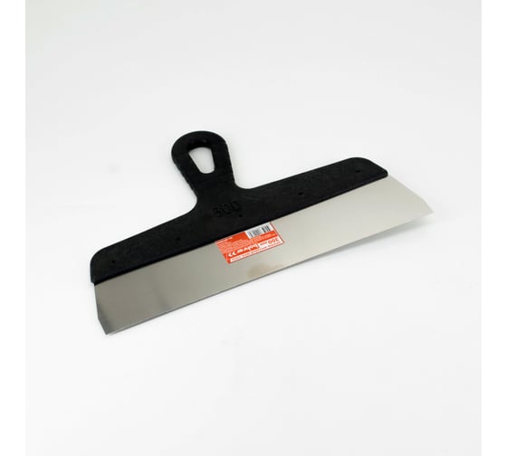 Изображение товара Фасадный шпатель BOHRER 300 мм нержавеющая сталь, 0,45 мм, пластиковая ручка, 5 шт. ШП-300351