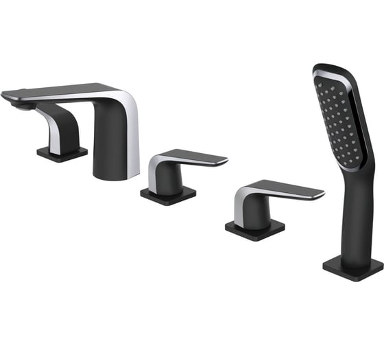 Изображение товара Встроенный смеситель на борт ванны Rose 5 в 1 R1312H