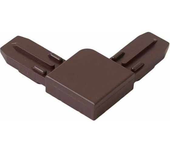 Изображение товара Уголок для профиля москитной сетки ООО "Полимер-Фарм" 25 мм, коричневый, 900 шт. 4687203169640