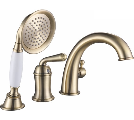 Изображение товара Встроенный смеситель на борт ванны Rose 3 в 1 R0212Q