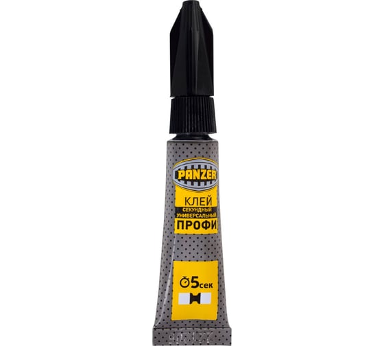 Изображение товара Секундный универсальный клей PANZER профи, 3 г 246390