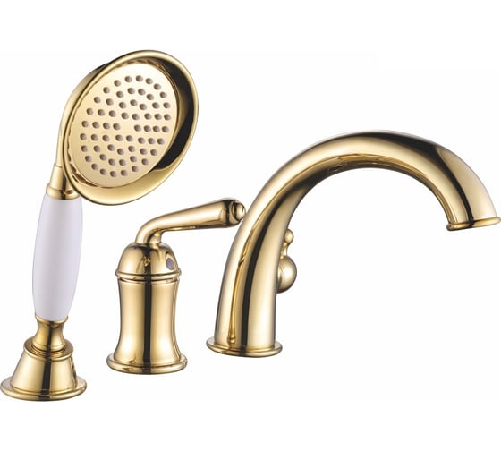 Изображение товара Встроенный смеситель на борт ванны Rose 3 в 1 R0212E