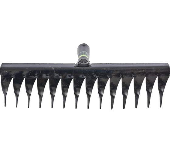 Изображение товара Стальные грабли СИБРТЕХ 350 мм, 14 витых зубьев, без черенка 61752