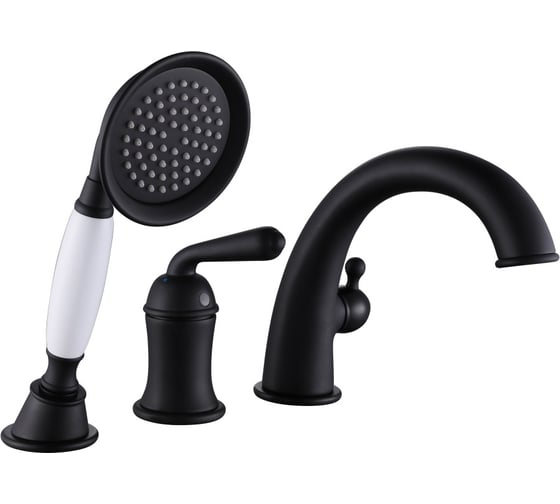 Изображение товара Встроенный смеситель на борт ванны Rose 3 в 1 R0212H