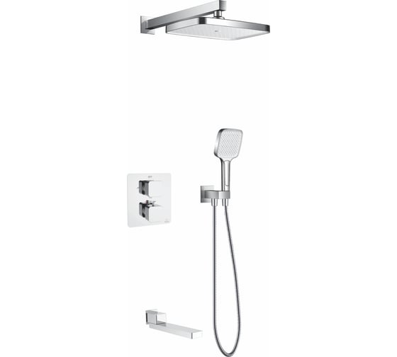 Изображение товара Встроенная душевая система Rose 3 в 1 с термостатом R1595F