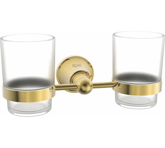 Изображение товара Двойной стакан с держателем Rose RG1922E