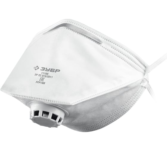 Изображение товара Фильтрующая плоская полумаска ЗУБР ПК-80 FFP1 с клапаном 11166_z01