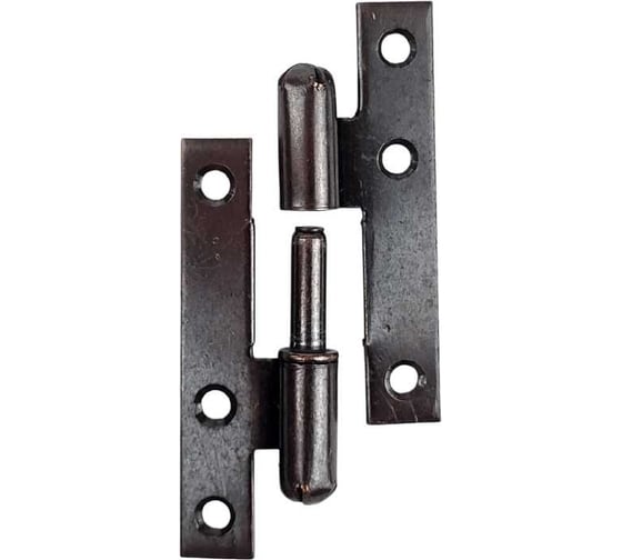 Изображение товара Н-образная шарнирная петля ALDEGHI LUIGI SPA 80x50 мм, цвет: бронза, правая 105AB080D