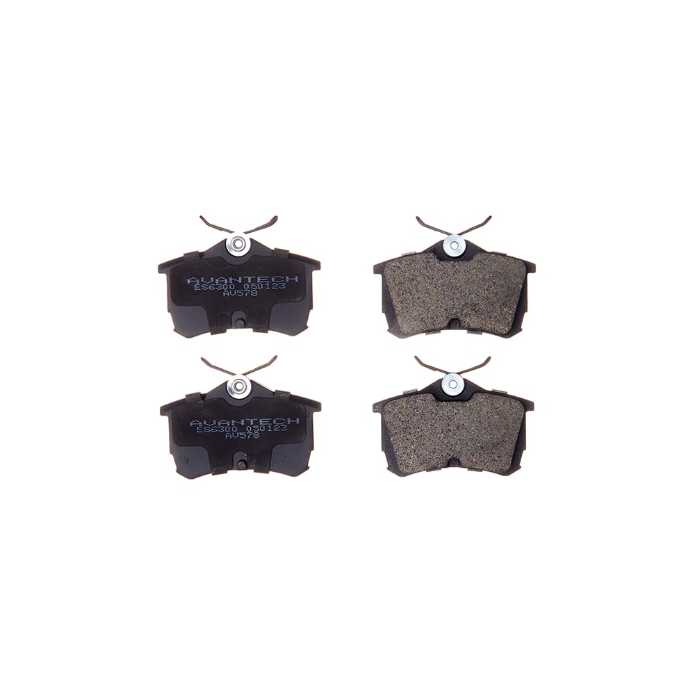 Изображение товара Колодки тормозные AV578 дисковые (противоскрипная пластина в комплекте) Avantech 120887