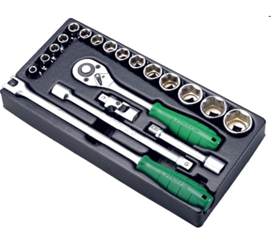 Изображение товара Набор торцевых головок (8-32 мм; 1/2") 20 предметов Hans TT-16F