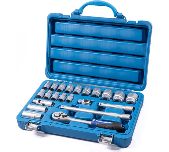 Изображение товара Универсальный набор инструментов Станкоимпорт на 1/2" 22 предмета CS-4022PMQ