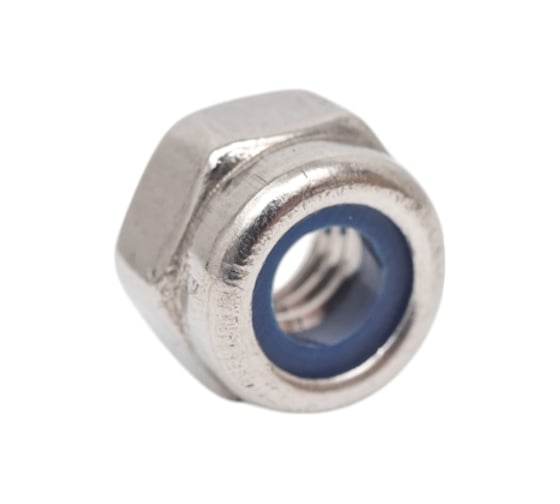 Изображение товара Самоконтрящаяся гайка Невский Крепеж din 985, м4, нерж.сталь, 10 шт. - пакет нк 923049