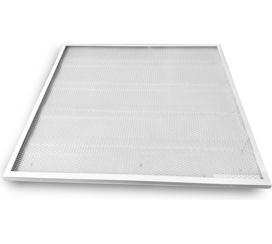 Изображение товара Светодиодный офисный светильник KRASO Армстронг, 36Вт, 3600Лм, 6500К, IP40 (595x595x20мм) Призма, с др. (PLT(L)-36) ДВО 02-36