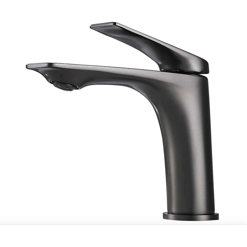 Изображение товара Смеситель для раковины Shevanik S9101T графит однорычажный c гибкой подводкой