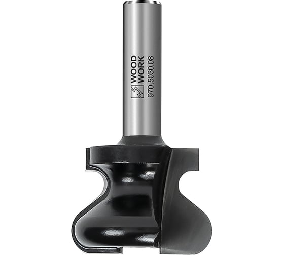 Изображение товара Фреза для скрытых ручек 30х22х52 мм, хв-к 8 мм, R=5/2.8 мм WOODWORK 970.5030.08