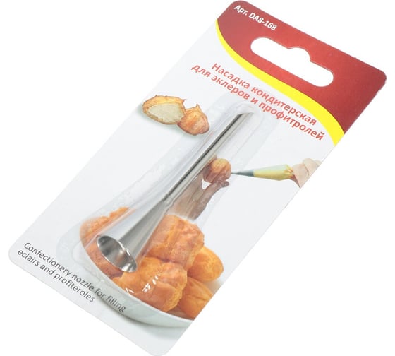 Изображение товара Кондитерская насадка для эклеров и профитролей Мультидом 7.5x1.8 см DA8-168