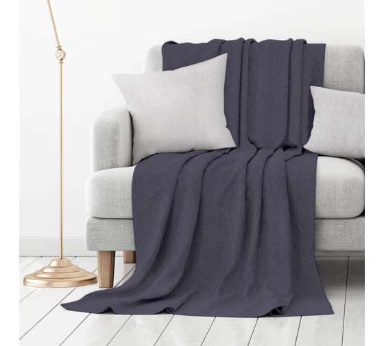 Изображение товара Покрывало Волшебная Ночь рогожка, 200/220, индиго 774513