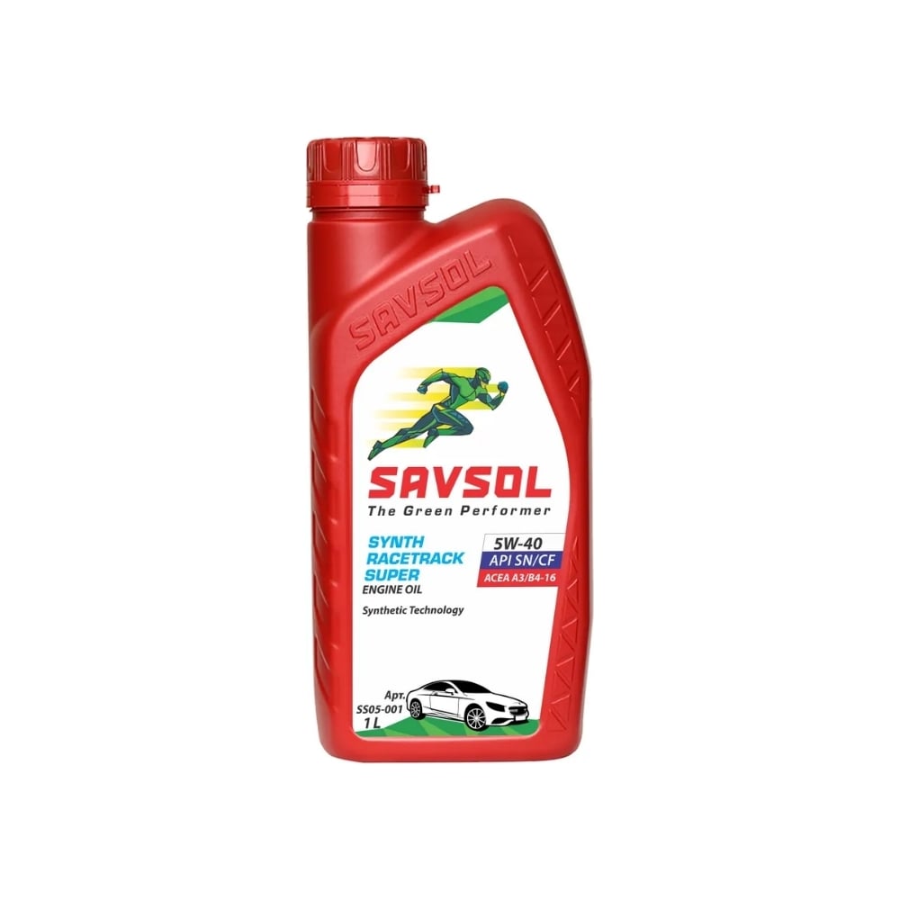 Синтетическое моторное масло SAVSOL 5W40 SS05-001 - фото 1