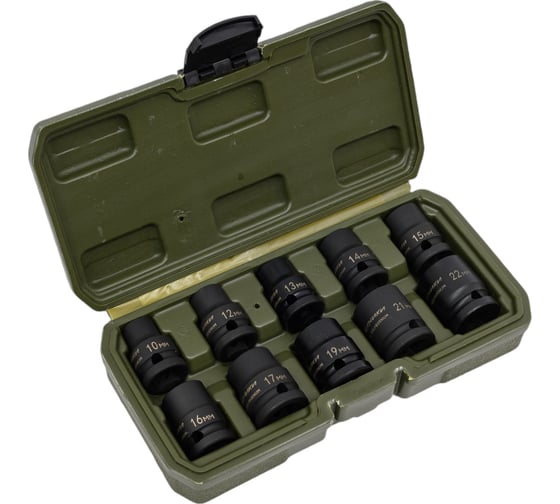 Изображение товара Набор головок ударных Дело Техники 1/2", 10шт. 660110