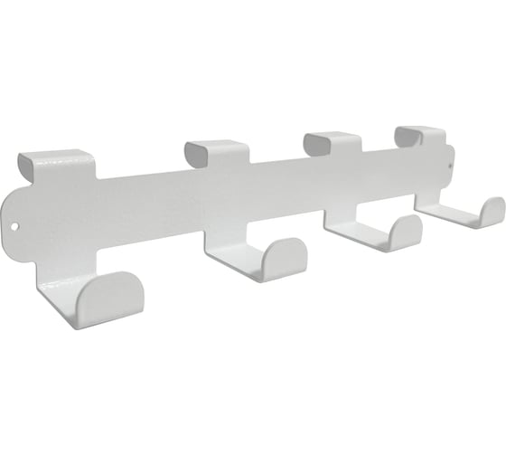 Изображение товара Планка с крючками на дверь РЭМО н1141 белый 611049