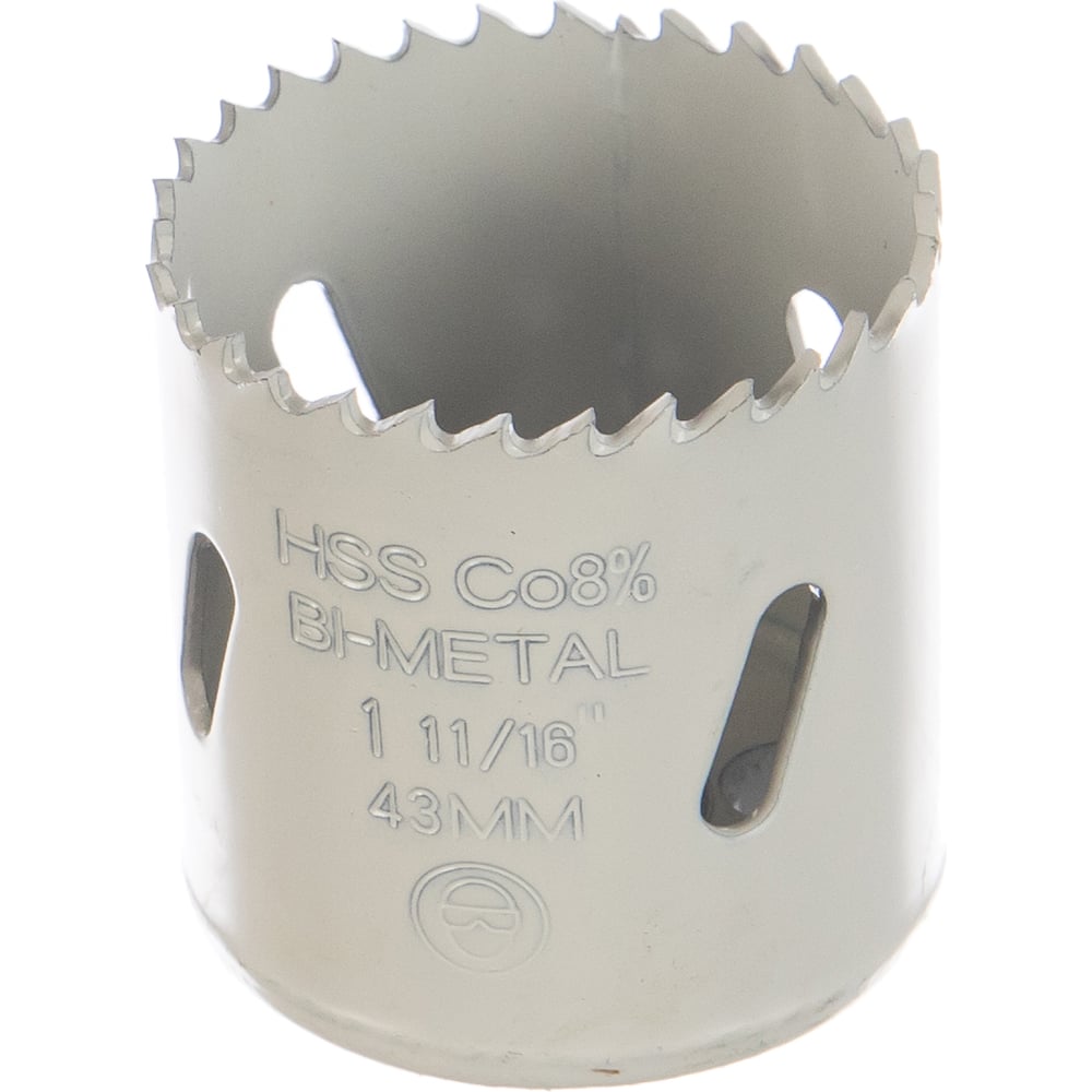 Изображение товара Коронка биметаллическая HSS Co 8% 43 мм RUKO 126043 для сверления твердых материалов