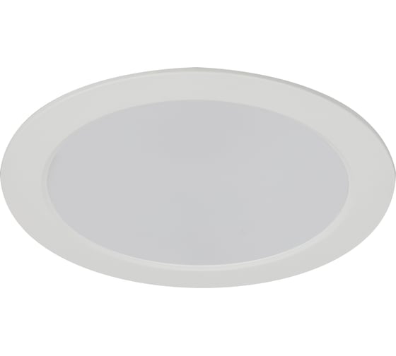 Изображение товара Встраиваемый светодиодный светильник ЭРА LED 17153K круглый 15Вт 3000К Б0057422