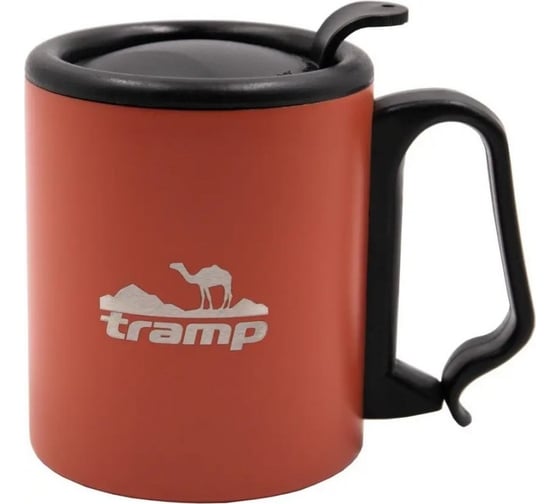 Изображение товара Термокружка с поилкой и защёлкой Tramp терракотовый TRC-020.17