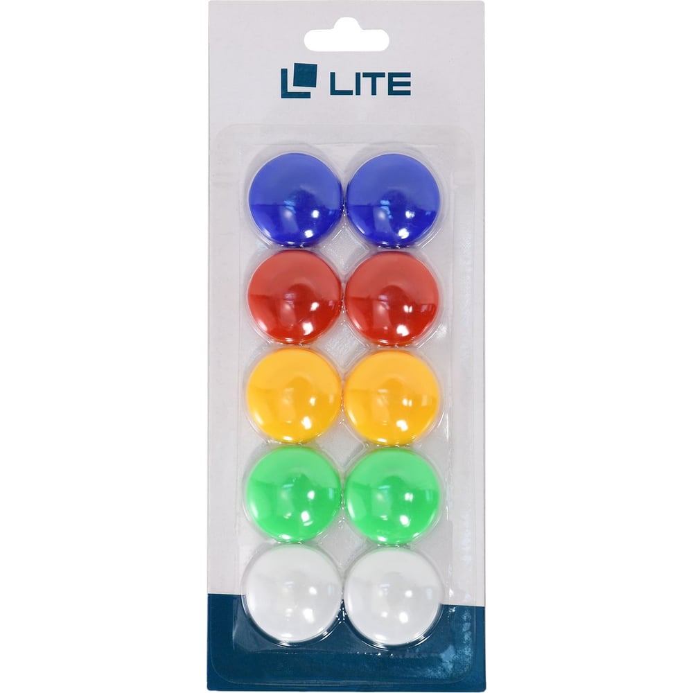 Магниты для досок LITE магниты для досок с дизайном 35 мм 10 штук devente balls в картонном блистере