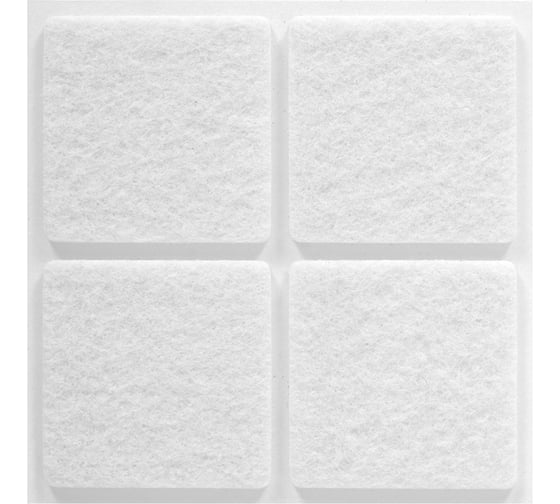 Изображение товара Защитные протекторы из фетра VORTEX белые, 38x38 мм 24346