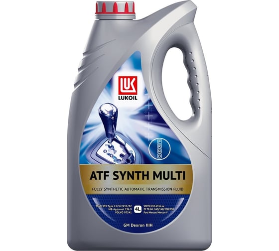 Изображение товара Жидкость для автоматических трансмиссий Лукойл ATF SYNTH MULTI 1610384