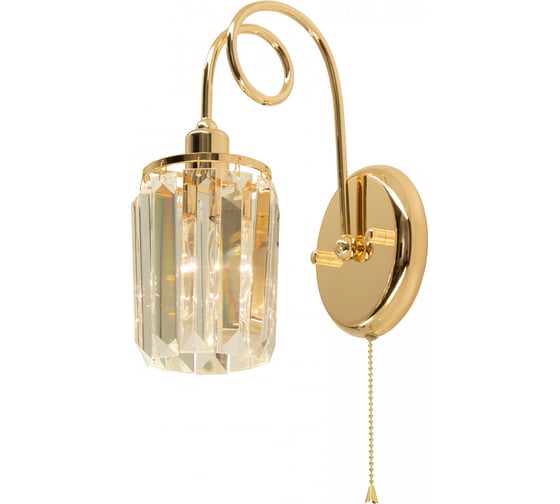 Изображение товара Хрустальное бра Citilux Синди с выключателем Золото CL330312