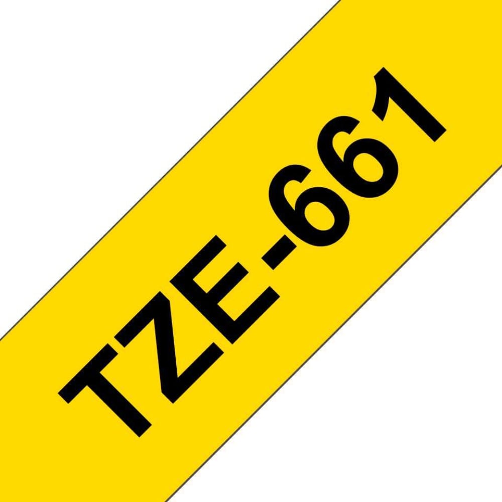 Лента для печати наклеек Brother лента vell vl s661 brother tze s661 36 мм на желтом для pt9700 p900w