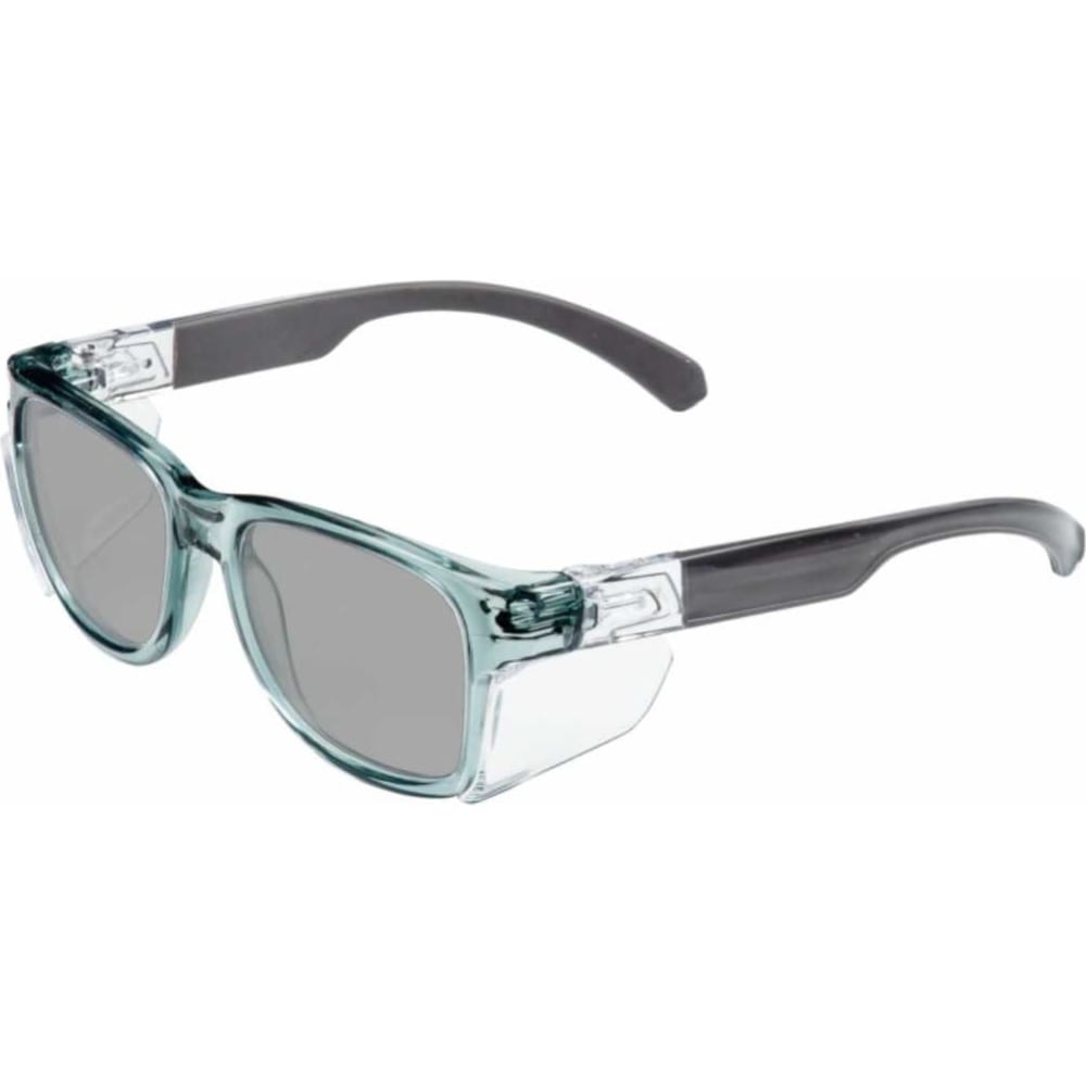 Защитные открытые очки РОСОМЗ, цвет серый 18027-03 О80 Зебра StrongGlass, 5-3.1 PC - фото 1